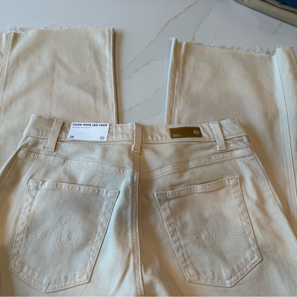 NWT AG Saige wide leg crop, sz 28
27in inseam - Picture 7 of 7